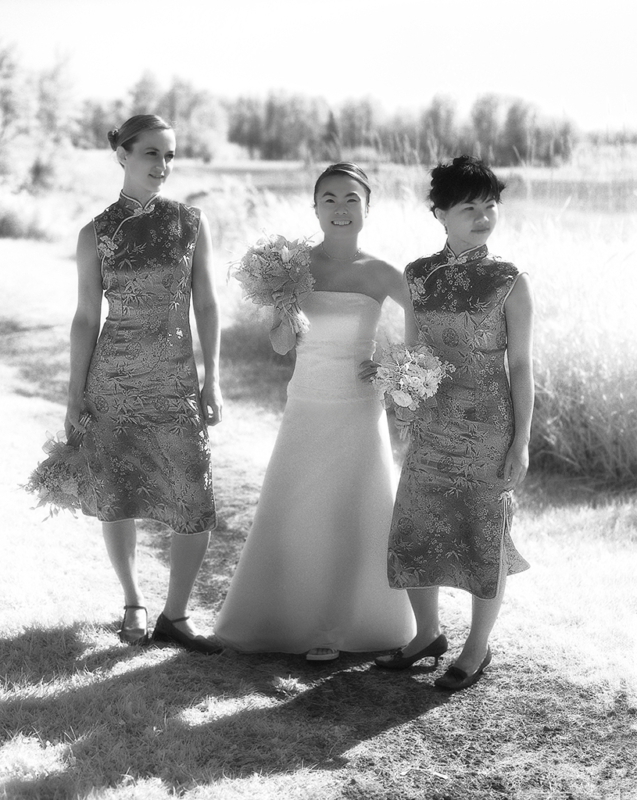 Three bridesmaids